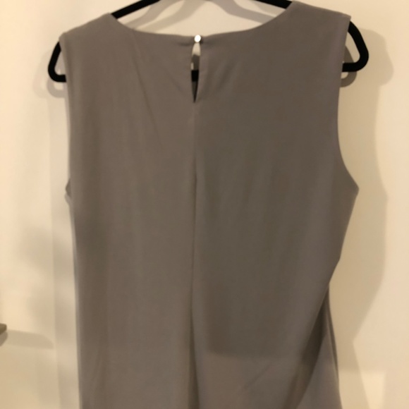 Calvin Klein grey sleeveless blouse - Picture 6 of 6